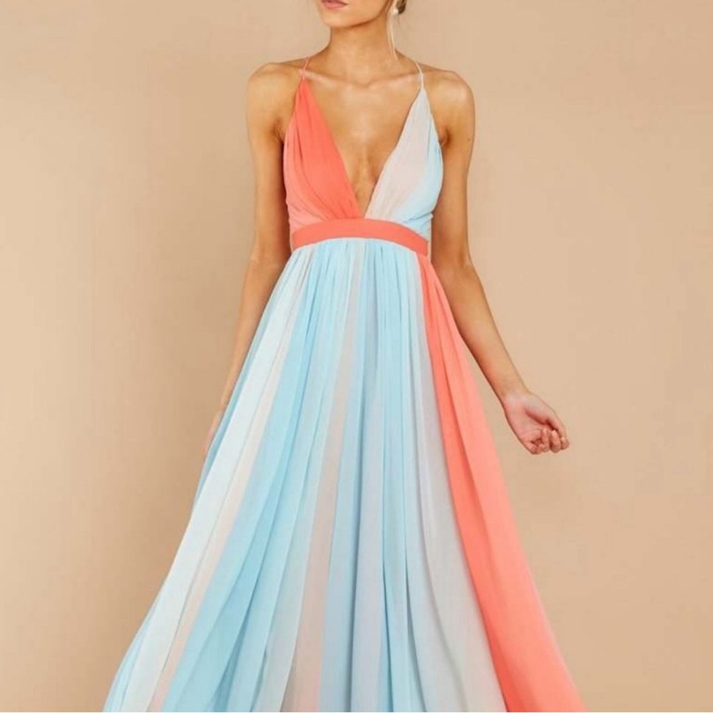 “Make It Magical" Maxi Dress in "Sweet Surprise" Red Dress Boutique - M